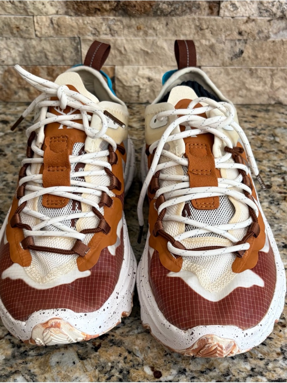 Alfred Brown & Cream Kids Sneakers